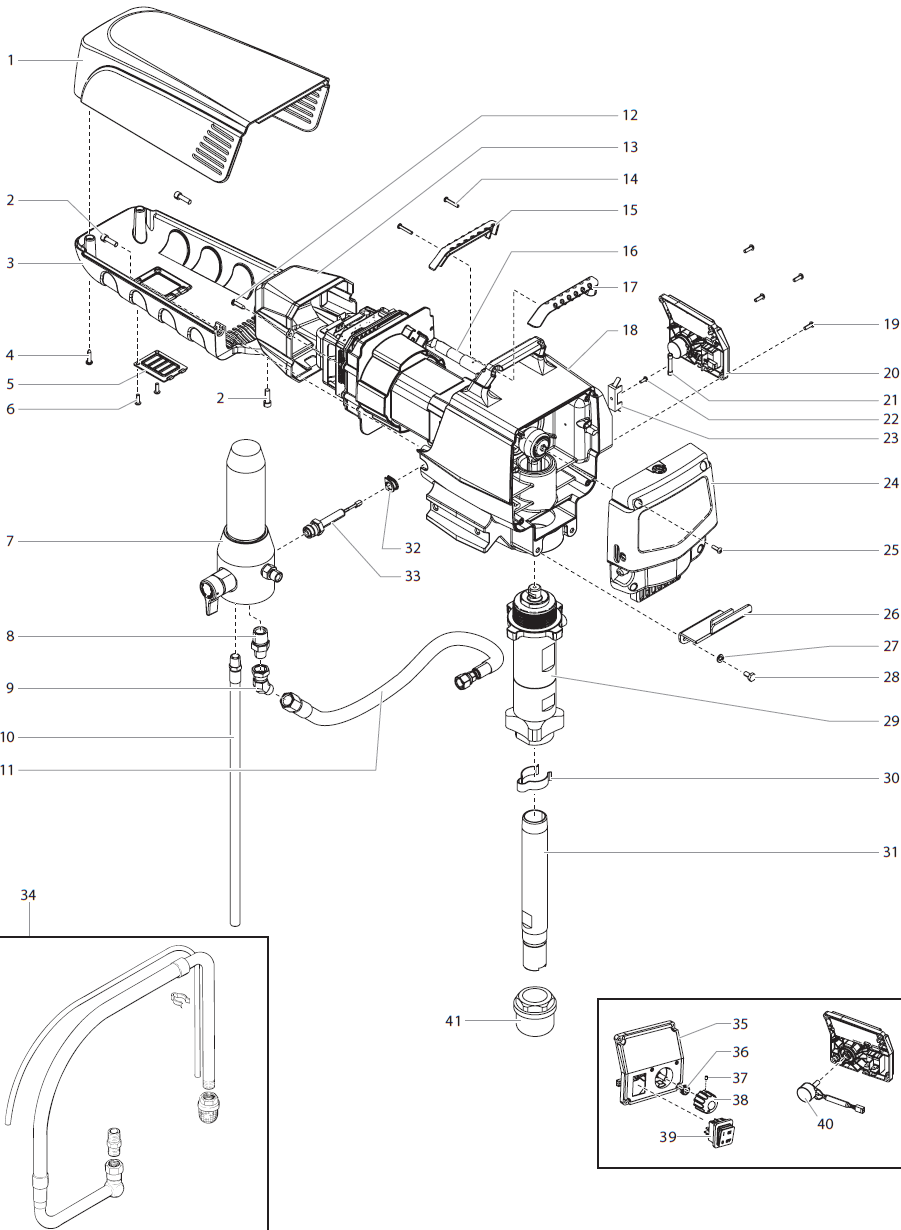 Impact 740 Main Assembly Parts